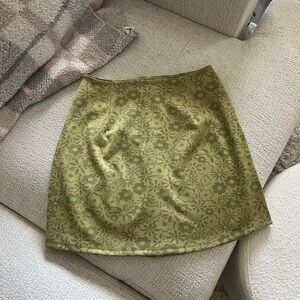 Altar'd State Green Mini Skirt